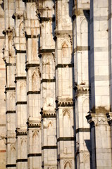 Fassadendetail der Kathedrale San Martino