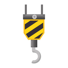 crane construction isolated icon vector illustration design
