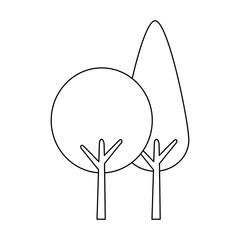 tree plant isolated icon vector illustration design