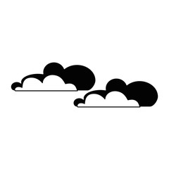 cloud sky isolated icon vector illustration design