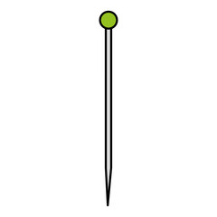 sewing pin isolated icon vector illustration design