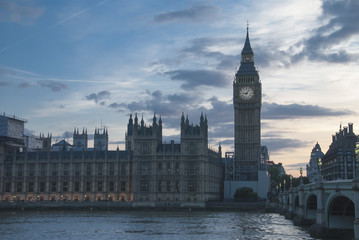 Fototapeta premium westminster and bigben in london
