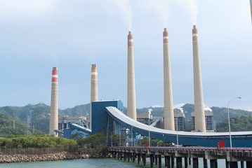 coal-fired power plant at Indonesia
