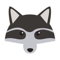 Skunk animal cartoon icon vector illustration graphic design