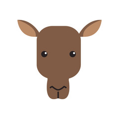 Deer animal cartoon icon vector illustration graphic design