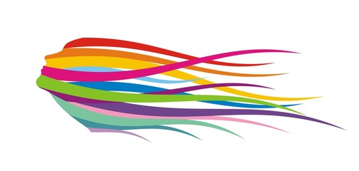 яркий профиль из волн