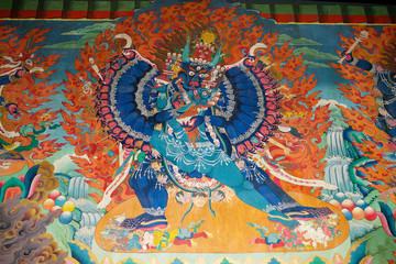 Obraz premium Yiga Choeling Monastery, Darjeeling, India