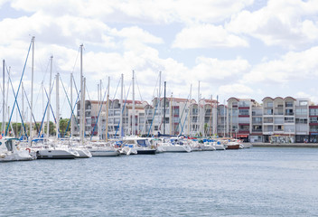 Fototapeta na wymiar Port de Gruissan