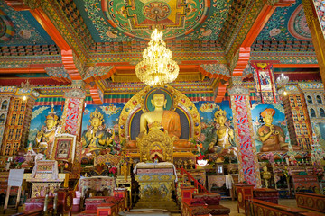 Fototapeta na wymiar Dali Monastery, Darjeeling, India