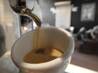 Great coffee in the making