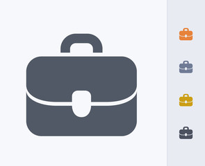 Business Briefcase - Carbon Icons A professional, pixel-perfect icon  designed on a 32x32 pixel grid and redesigned on a 16x16 pixel grid for very small sizes.