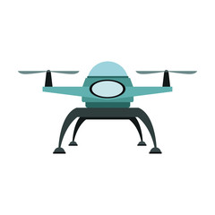 drone technology unmanned aerial vehicle icon vector illustration