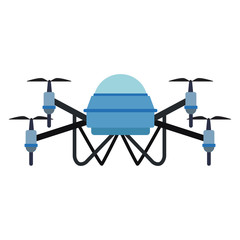 drone technology unmanned aerial vehicle icon vector illustration