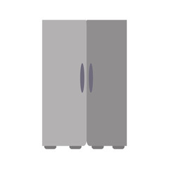 colorful  cupboard over white  background vector illustration