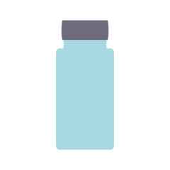 colorful glass canning jar over white background  vector illustration