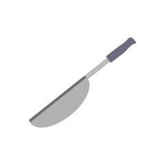 colorful knife ove white background vector illustration