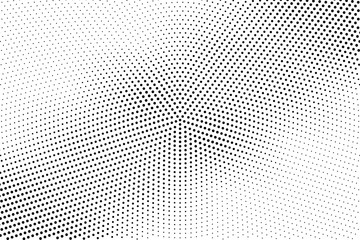 Abstract monochrome halftone pattern. Comic background. Dotted backdrop with circles, dots, point.