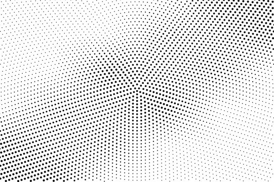 Abstract monochrome halftone pattern. Comic background. Dotted backdrop with circles, dots, point.