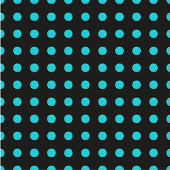 Polka dot seamless pattern. Dotted background with circles, dots, rounds Vector illustration 