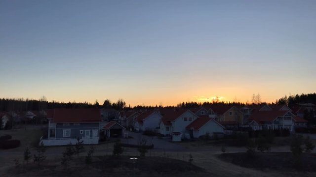 Kerava, Finland in spring timelapse video