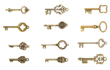 Set of vintage keys