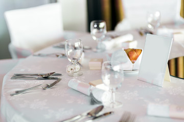 Beautiful table setting
