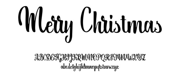 Vector Alphabet. Calligraphic font. Unique Custom Characters. Hand Lettering for Designs - logos, badges, postcards, posters, prints. Modern brush handwriting Typography.