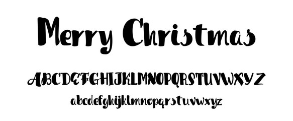 Vector Alphabet. Calligraphic font. Unique Custom Characters. Hand Lettering for Designs - logos, badges, postcards, posters, prints. Modern brush handwriting Typography.