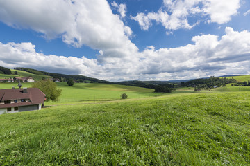 Picturesque rural landscape in Germany