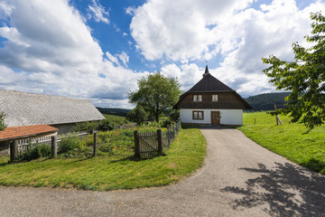Fototapeta na wymiar Typical German farm in the Black Forest