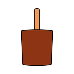 cutting board icon over white background vector illustration