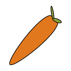 chili vegetable icon over white background colorful design vector illustration