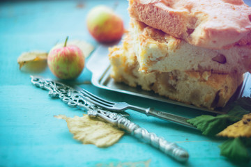 Homemade Organic Apple Pie Dessert Ready to Eat