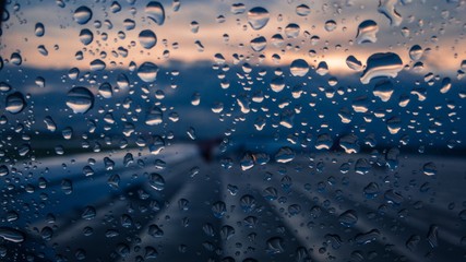 Flugzeug über den Wolken