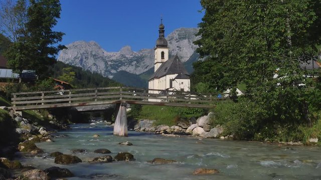 Parish Church in Ramsau, Bavaria