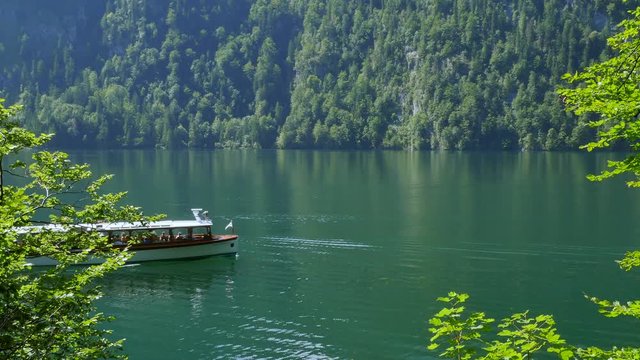 Koenigssee Lake in the Berchtesgaden National Park, Bavaria