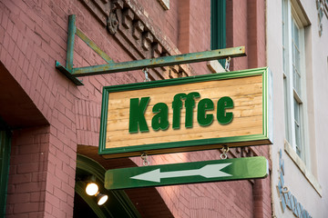 Obraz premium Schild 277 - Kaffee
