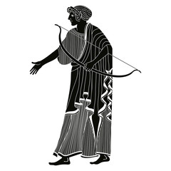 Vector Greek drawing.