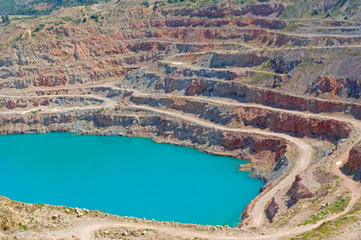 Open pit mine