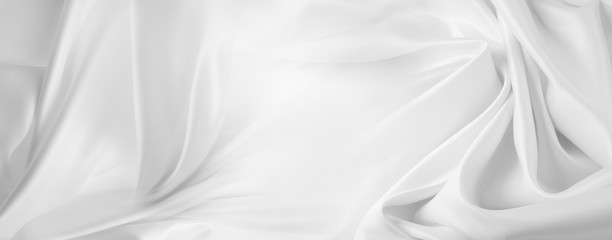 Obraz premium White silk