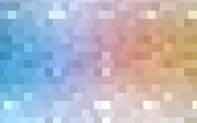 Light BLUE vector Abstract mosaic background.