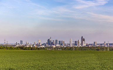 Fototapeta na wymiar skyline of Frankfurt am Main