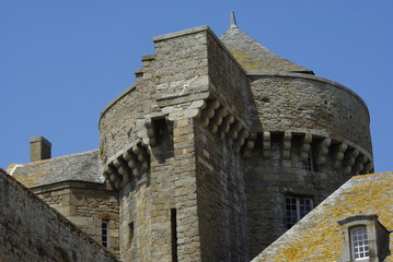 Fototapeta na wymiar Fortifications de Saint Malo France