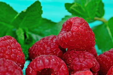 raspberry on table