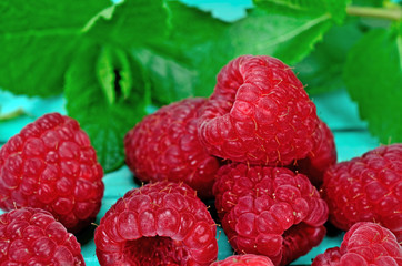 raspberry on table