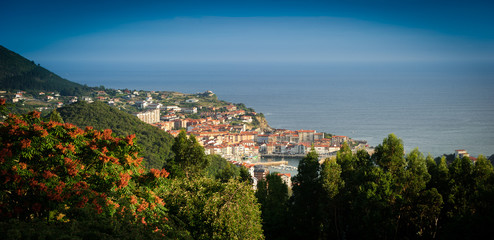 Naklejka premium Panorámica de Lekeitio