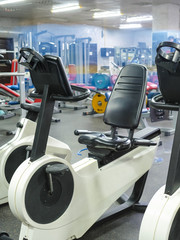 Interior of a fitness hall
