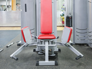 Interior of a fitness hall