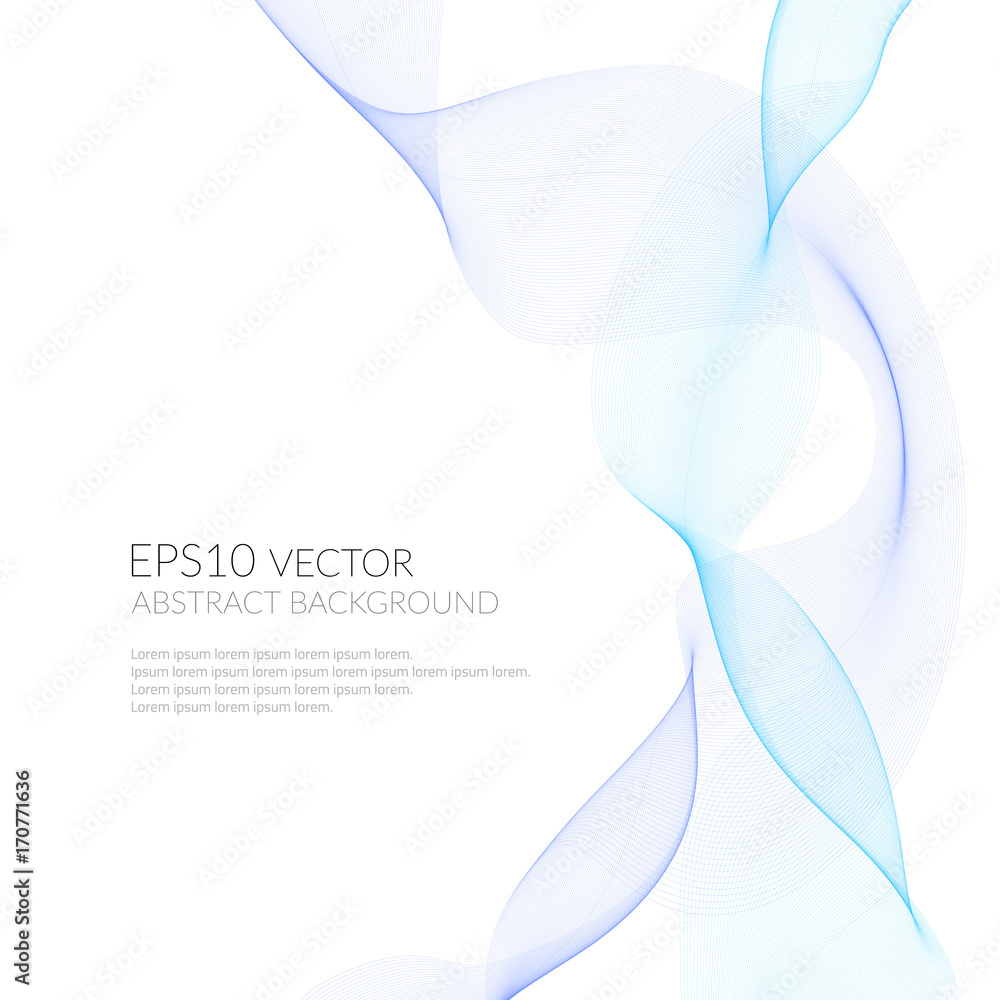 Poster abstract background with geometric pattern of lines. wave and distortion of forms. glide in the air.
