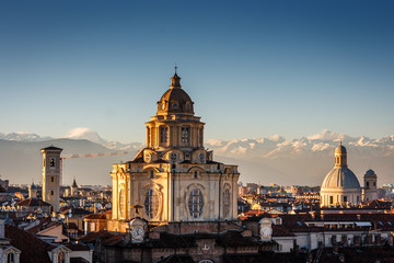 The church of San Lorenzo, Turin, Italy